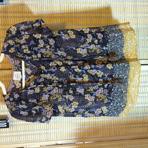 Knox Rose floral top SZ S - Picture 1 of 4